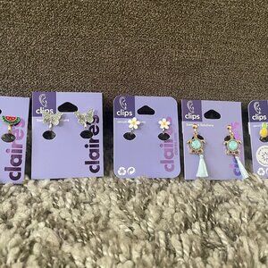 Claires Clip ON Earrings